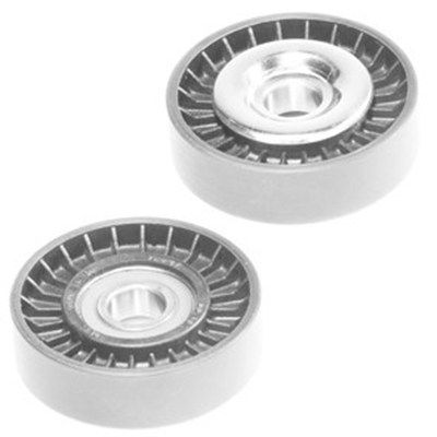 Įtempiklio skriemulys, V formos rumbuotas diržas