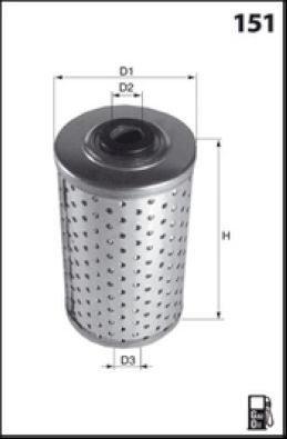LUCAS FILTERS LFDE309 Топливный фильтр  для TATA  (Тата Сиерра)