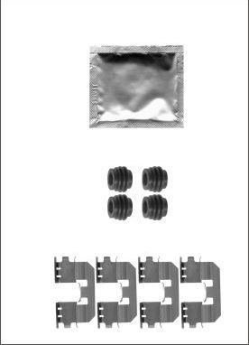 MOTAQUIP LVMK1110 Скобы тормозных колодок для HONDA ACCORD VIII универсал (CW) 2.2 i-DTEC (CW3) MOTAQUIP LVMK1110 Скобы тормозных колодок для HONDA ACCORD VIII универсал (CW) 2.2 i-DTEC (CW3)