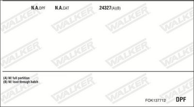 SISTEM DE ESAPAMENT WALKER FOK137712