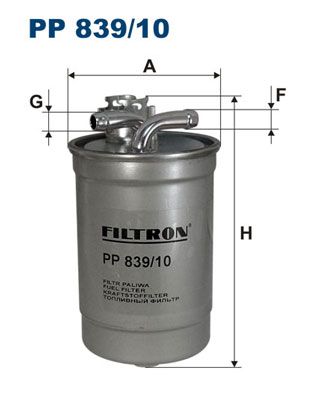 Bränslefilter FILTRON PP 839/10