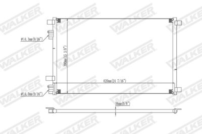 CONDENSATOR CLIMATIZARE WALKER WCD00411 6