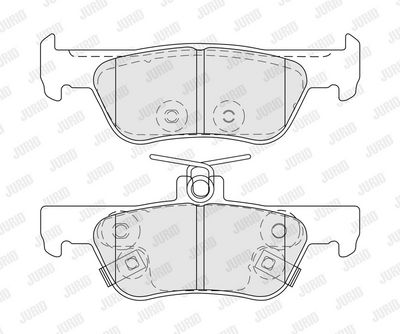 BREMSBELAGSATZ SCHEIBENBREMSE JURID 574222J 2