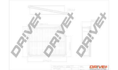 Dr!ve+ DP1110.10.0201 Воздушный фильтр  для SUZUKI GRAND VITARA (Сузуки Гранд витара)