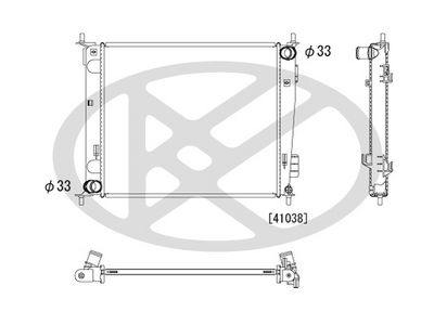 Radiator, racire motor Koyorad PL822503