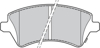 BREMSBELAGSATZ SCHEIBENBREMSE VALEO 301679 1