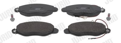 Zestaw klocków hamulcowych, hamulce tarczowe JURID 572564J