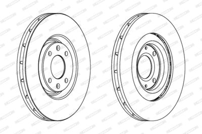 DISC FRANA FERODO DDF1065 1