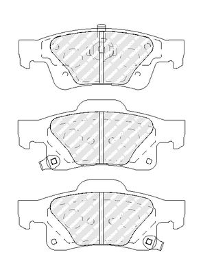 Brake Pad Set, disc brake FDB4819