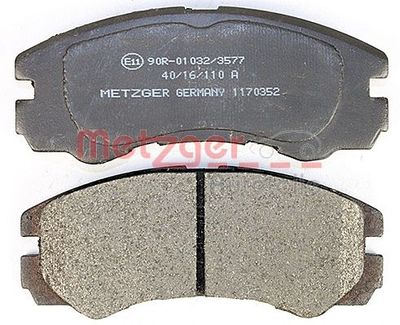 BREMSBELAGSATZ SCHEIBENBREMSE METZGER AUTOTEILE 1170352 3