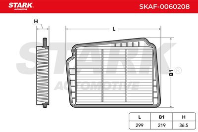 въздушен филтър STARK SKAF-0060208