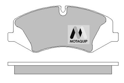 MOTAQUIP LVXL1645 Тормозные колодки и сигнализаторы  для LAND ROVER RANGE ROVER III (L322) 3.6 D 4x4
