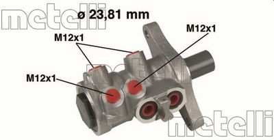 Главный тормозной цилиндр METELLI 05-0313 для FORD FOCUS