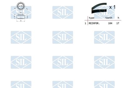 SET CUREA DE DISTRIBUTIE Saleri SIL TK1329 1