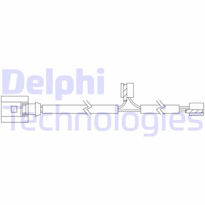 Сигнализатор, износ тормозных колодок DELPHI LZ0324 для SEAT LEON