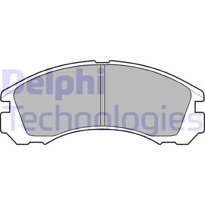 Комплект тормозных колодок, дисковый тормоз DELPHI LP871 для PEUGEOT 4007