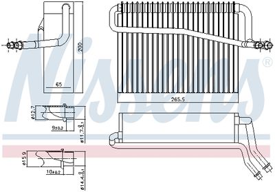 EVAPORATOR AER CONDITIONAT NISSENS 92091 5