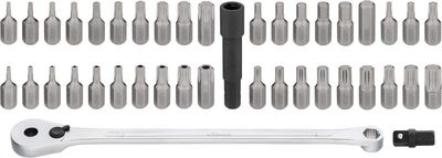 Vigor - Sada bitov 10mm s račňovým kľúčom 3/8" 36ks