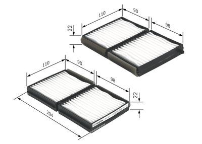 FILTRU AER HABITACLU BOSCH 1987432117 4