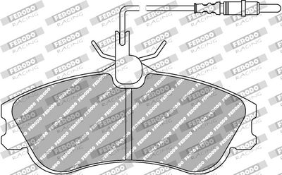 BREMSBELAGSATZ SCHEIBENBREMSE FERODO RACING FDS1112 1