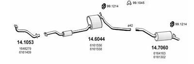 SISTEM DE ESAPAMENT ASSO ART0916