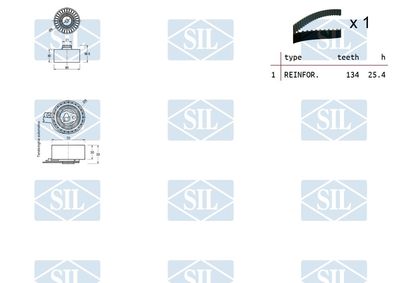 SET CUREA DE DISTRIBUTIE Saleri SIL TK1286 1