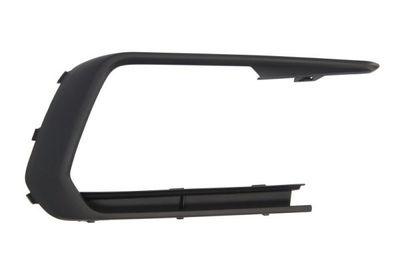 Voorbumper afdekking Voor Rechts (mistlamp frame, zwart glanzend, GLI) past: VW JETTA IV 09.14-01.18