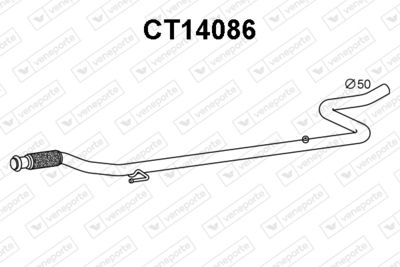 ABGASROHR VENEPORTE CT14086
