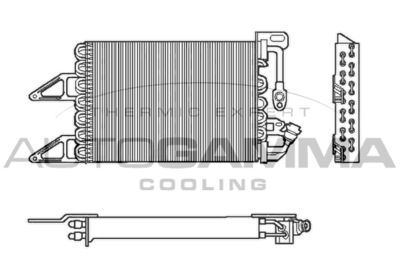 Конденсатор, кондиционер AUTOGAMMA 103042 для LANCIA Y