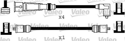 Комплект проводов зажигания VALEO 346581 для VW SANTANA