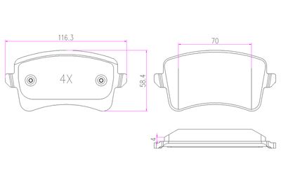 SET PLACUTE FRANA FRANA DISC BOGAP A8210208 5