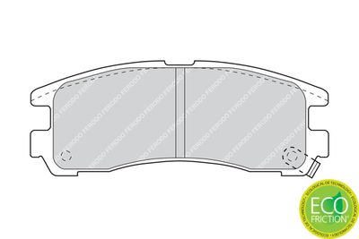 Brake Pad Set, disc brake FDB803