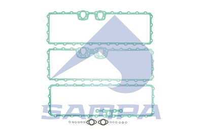 Juego de juntas, radiador de aceite