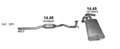 SISTEM DE ESAPAMENT POLMO POLMO99944