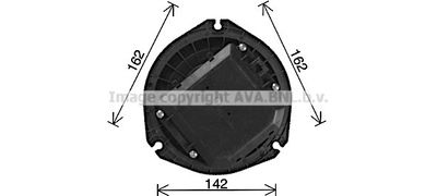 Вентилятор салона AVA QUALITY COOLING CT8082 для CHEVROLET CORVETTE