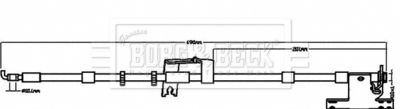 Brake Hose Borg & Beck BBH8508