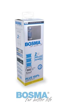 Žiarovka, diaľkový svetlomet BOSMA Premium Collection - Plus 150% 5455