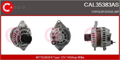 Генератор CASCO CAL35383AS для JEEP COMPASS