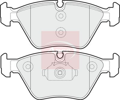 APEC Brake Pad Set, disc brake PAD1432