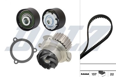 Pompa wodna + zestaw paska rozrządu DOLZ KD148