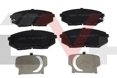 комплект спирачно феродо, дискови спирачки COMLINE CEV32529