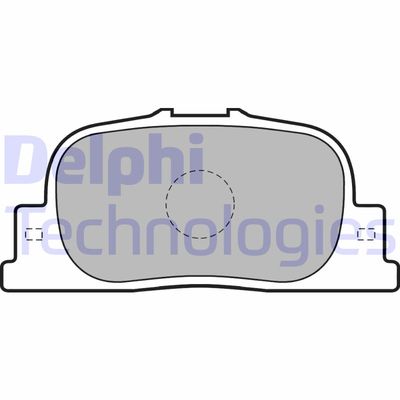 Комплект тормозных колодок, дисковый тормоз DELPHI LP1740 для GEELY VISION