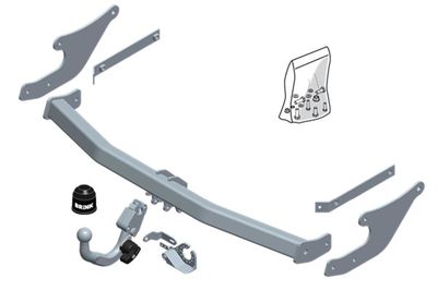 Zestaw zaczepu przyczepy BRINK 607700