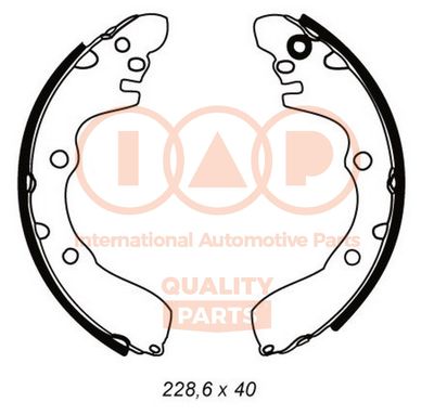 IAP QUALITY PARTS 705-07065 Ремкомплект барабанных колодок  для HYUNDAI  (Хендай Сантамо)
