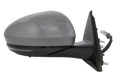 Zijspiegel Rechts (elektrisch, in reliëf, met verwarming, under-coated, elektrisch opklapbaar, met indicator, met temperatuursensor) past: RENAULT TALISMAN 06.15-03.22