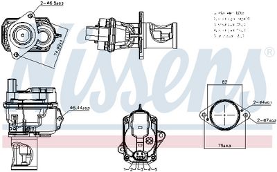 AGR-VENTIL NISSENS 98400 6