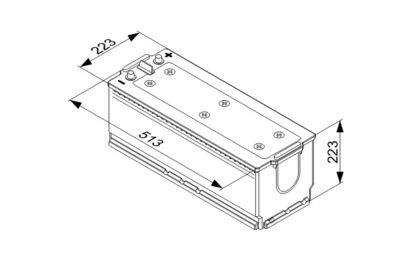 Starter Battery 0 092 T40 780