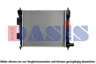 AKS DASIS 560115N Радиатор охлаждения двигателя  для HYUNDAI i10 (Хендай И10)