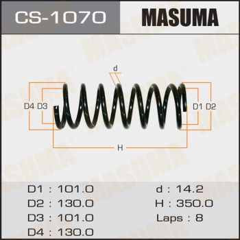 MASUMA CS-1070 Пружина подвески  для TOYOTA GAIA (Тойота Гаиа)