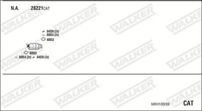 ABGASANLAGE WALKER MIH10939